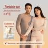 German Cashmere Silk Thermal Underwear: Antibacterial Warm Suit for Women and Men - Autumn/Winter Collection