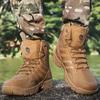 Модные мужские ботинки Удобные высокие ботинки Нескользящие походные ботинки для активного отдыха Легкие мужские ботинки для пустыни Мотоциклетные ботинки