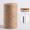 1/2/3/5/6/10 мм натуральный джутовый шнур, DIY Вышивание, винтажная джутовая лента, шпагат, ремесла, ручная работа, конопля, украшение для свадебной вечеринки