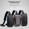 Men's Anti-Theft Crossbody Chest Bag with Password Lock - Ideal for Outdoor Running, Motorcycle, Travel, and Leisure Activities.