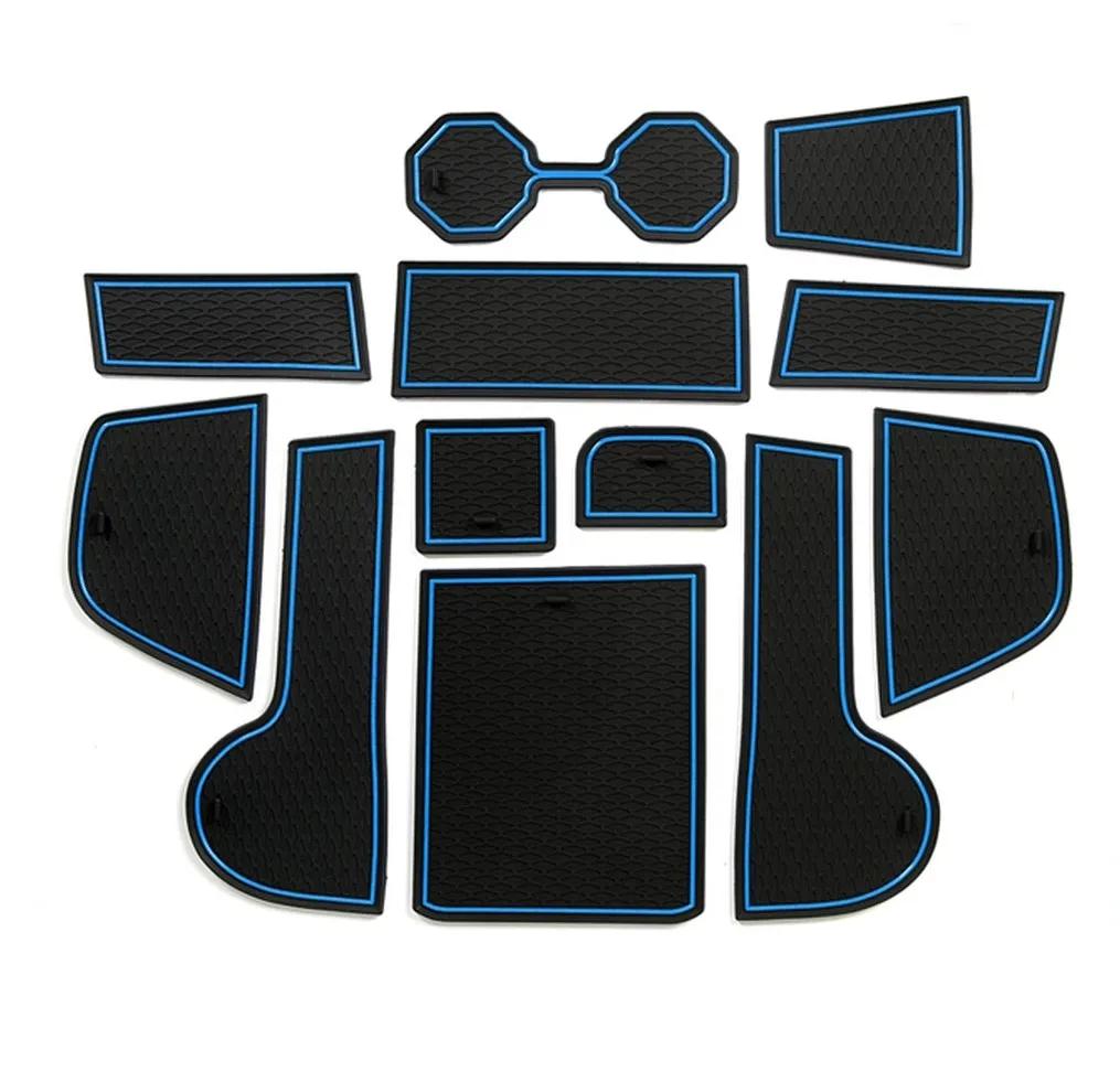 Для VW Volkswagen POLO MK6 AW 2018-2025 Противоскользящий коврик в слот ворот, коврик в канавку двери автомобиля, подстаканник, аксессуары для интерьера