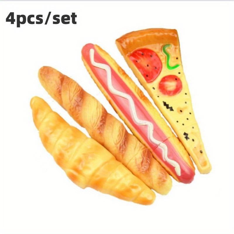 4pcs/set Funny Pizza Ball Pen Creative Simulation Bread BallPoint Pens Stationery Canetas Escolar Material