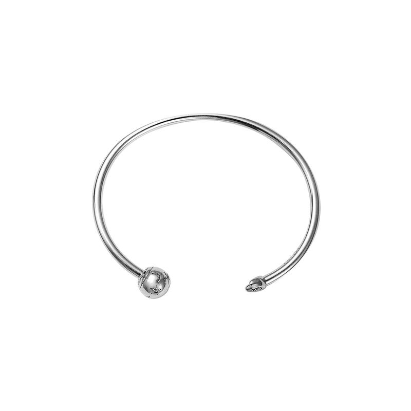 Pandora Moments Xingyue Открытый Браслет из Серебра 925 Пробы Женский Серебряный 599120C01