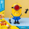 Minions Despicable Me 4 Mega Mel Action Figure with Extendable Laser Eyes and 5 Interchangeable Facial Minion Model Gift for Kids Ages 8 and Up Toy,