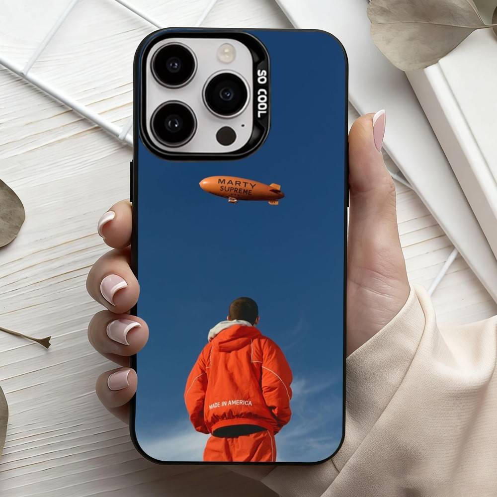 Спортивные Фильмы M-Marty-Y S-Supreme-E Чехол для Телефона Для iPhone17,16,15,14,13,12,11 Plus,Pro Max Конфетный Посеребренный Внутренний Чехол