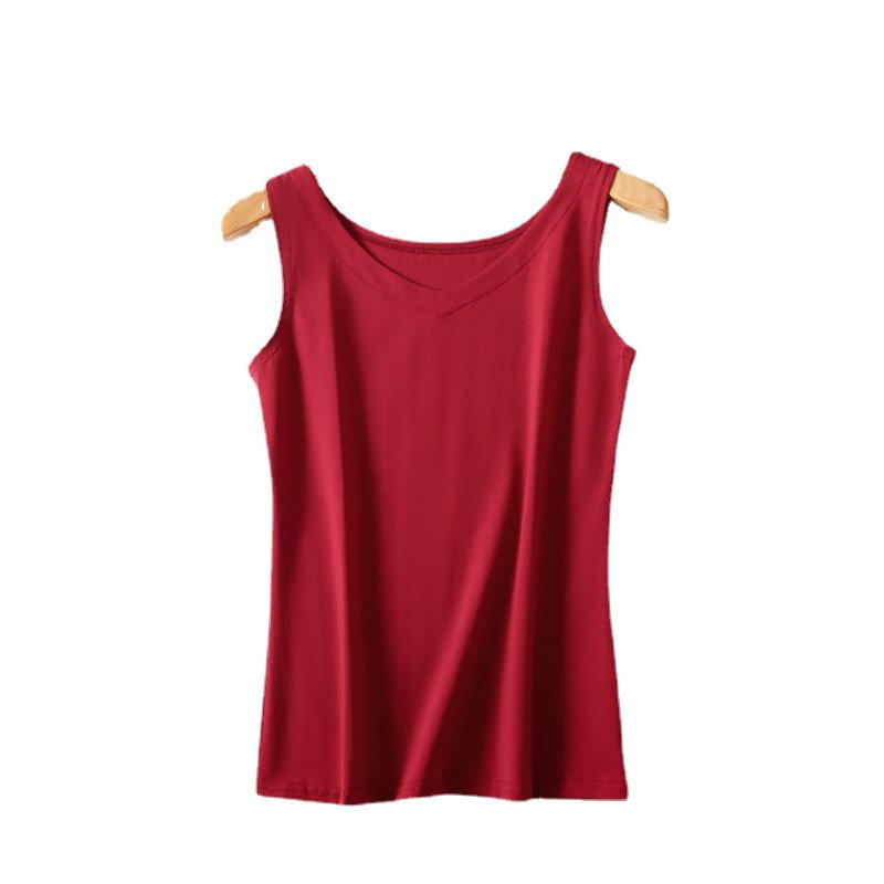 2023 Summer Women's Sleeveless Modal V-Neck Tank Top