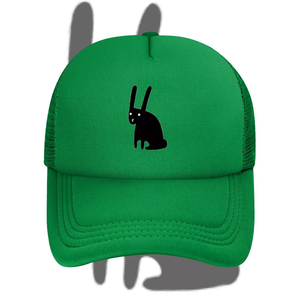 Bunny ears face outline shape Baseball Cap Anime Graphic Hats Adult Unisex Women Sports Outdoor