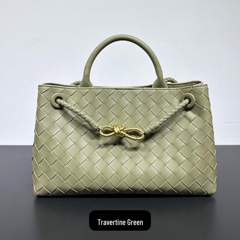 2023 Premium Genuine Leather Hand-Woven Women's Crossbody Tote & Retro Underarm Bag