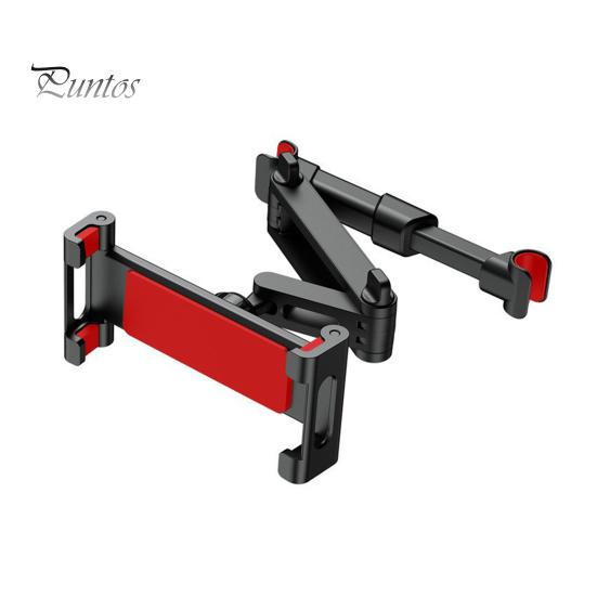 Крепление на подголовник заднего сиденья, прочный держатель для планшета и телефона с металлическим замком и силиконовыми ручками, выдвижной автомобильный аксессуар для семейных путешествий