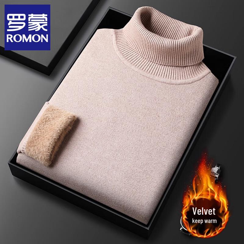 Romon Men's Winter Turtleneck Sweater
