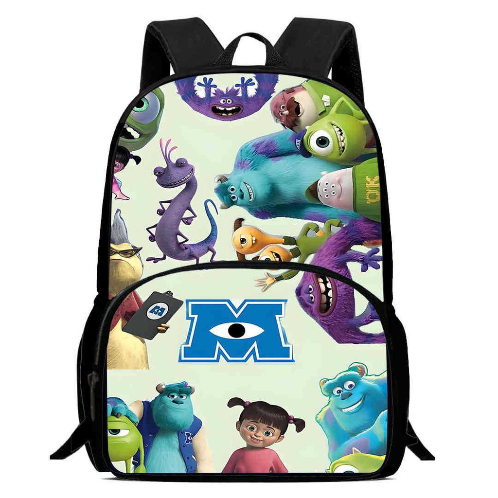Школьный рюкзак Monsters Power Company Monsters, Inc, многофункциональный, из ткани Оксфорд, легкий, с изображением в высоком разрешении