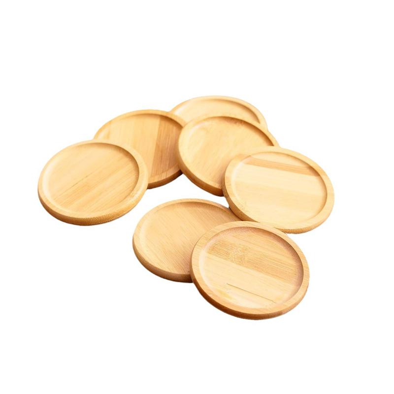 Круглая подставка из орехового дерева, прочная подставка, подкладка под кружку, чай, кофе, чашку, термостойкая подставка из бука, декор для стола, посуда