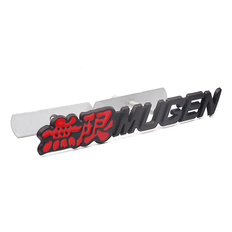 1Pc 3D Metal Mugen Logo Front Grill Rear Trunk Car Emblem Badge Sticker Decal For  Accord Civic CRV Crosstour HRV City Jazz