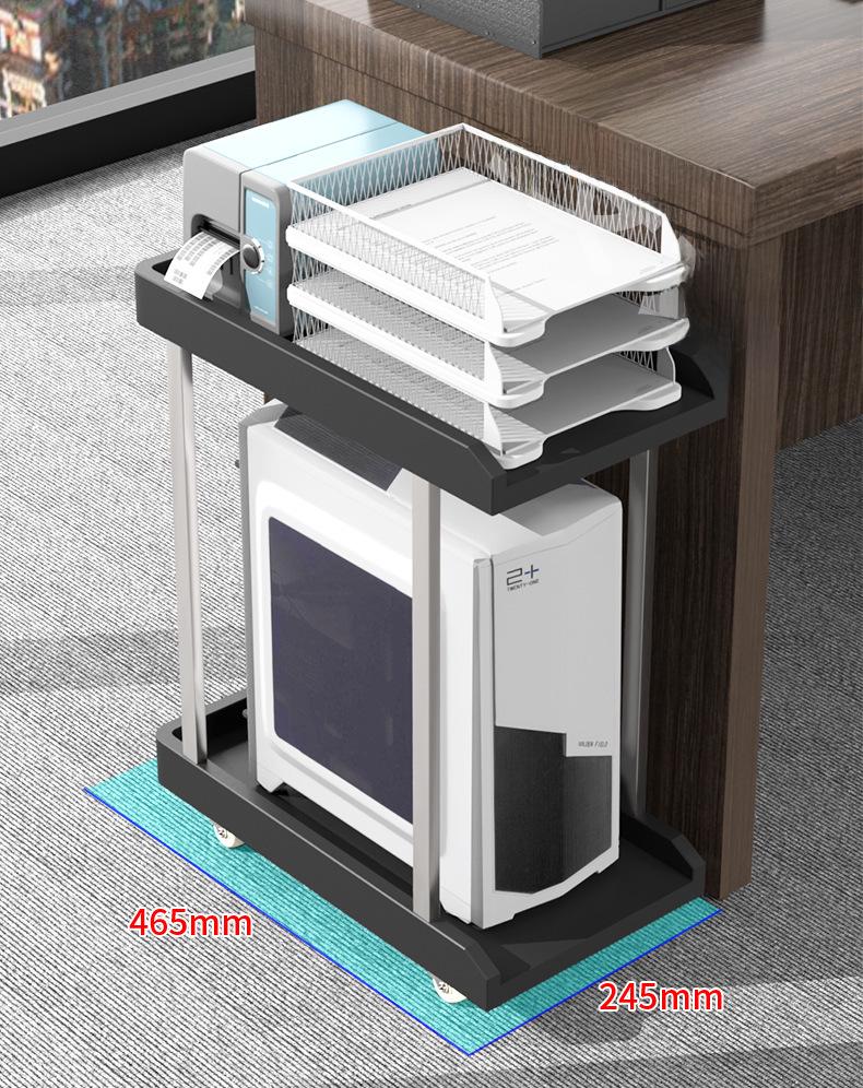 Регулируемая охлаждающая подставка для настольного ПК с полкой для хранения