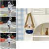 Children Nylon Cute Dog Shoulder Bag With Breathable And Durable Design For School Use