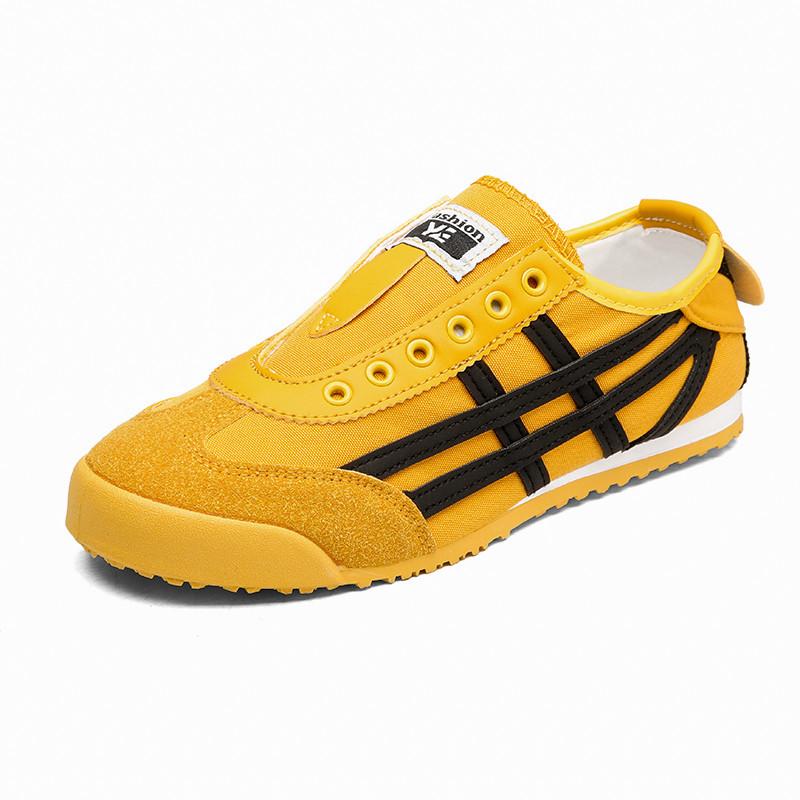 Fashion Fashion Yellow Summer Men's Canvas Shoes Lightweight Slip-on Casual Sneakers Men Comfy Breathable Non-slip Women's Sports Shoes
