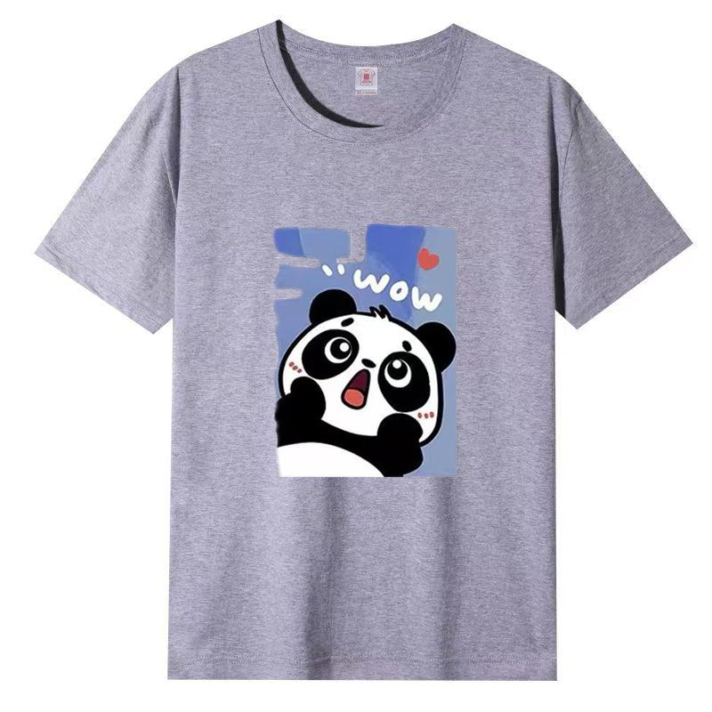 Женская летняя популярная футболка с короткими рукавами из хлопка, дышащая, свободная футболка с принтом, повседневная