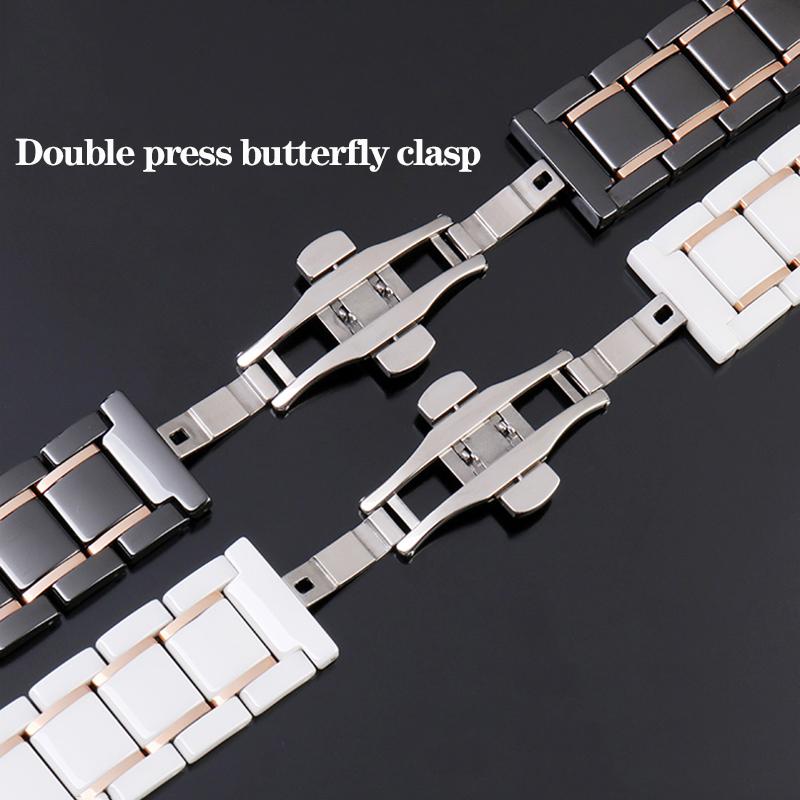 ONE23мм Керамический Нержавеющая Сталь Ремешок Часов Для Casio Серии PROTREK PRW-30 PRW-50 PRW-60 PRW-70YT Водонепроницаемый Спортивный Ремешок Для ЧасовMN