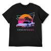 Футболка 80-х Retrowave Testarossa аниме вещи Эстетичная одежда одежда из бутика ко Дню святого Валентина хлопок мужские футболки Мужские футболки
