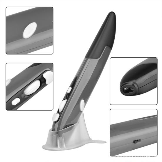 Беспроводная мышь, 1200 точек на дюйм, высокая чувствительность, 2,4 г, портативная USB-оптическая мышь-презентер, регулируемая мышь для планшета, ноутбука, настольного компьютера, смарт-телевизора