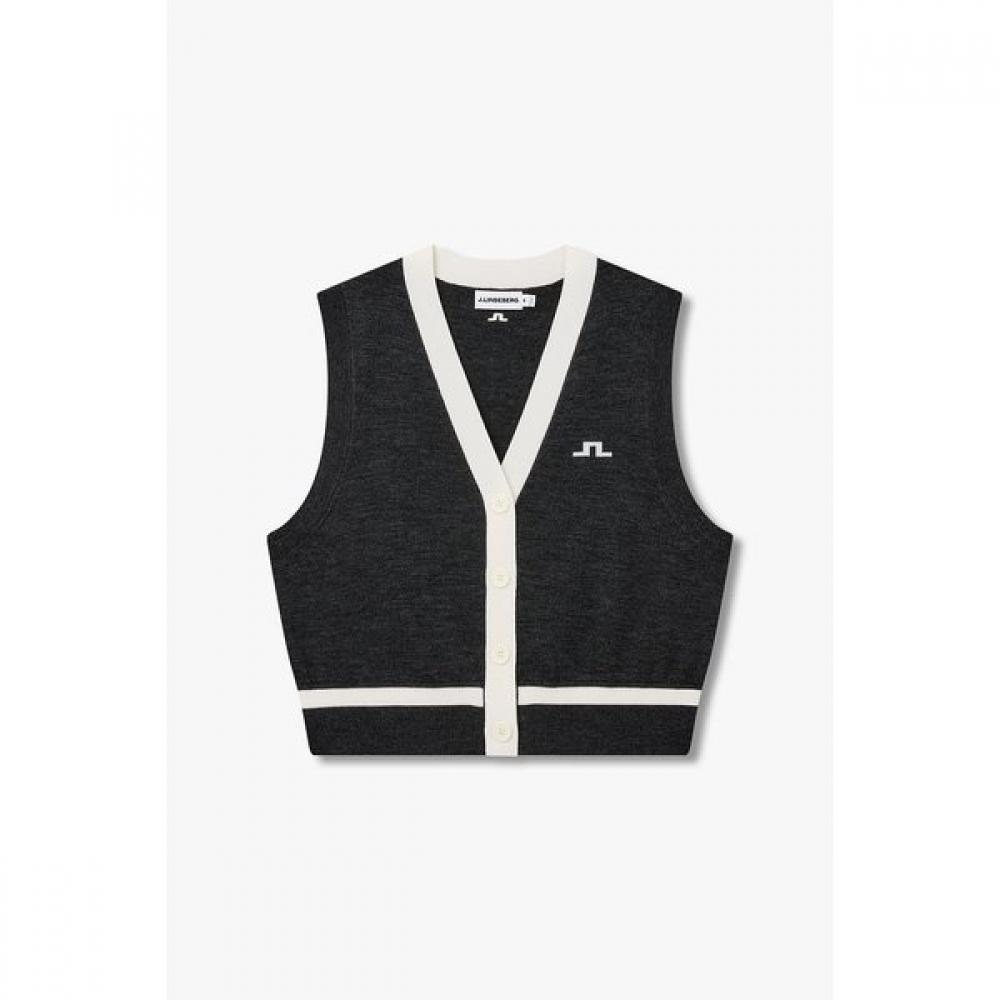 J.lindeberg Women DoVe V Neck Vest 1546328803
