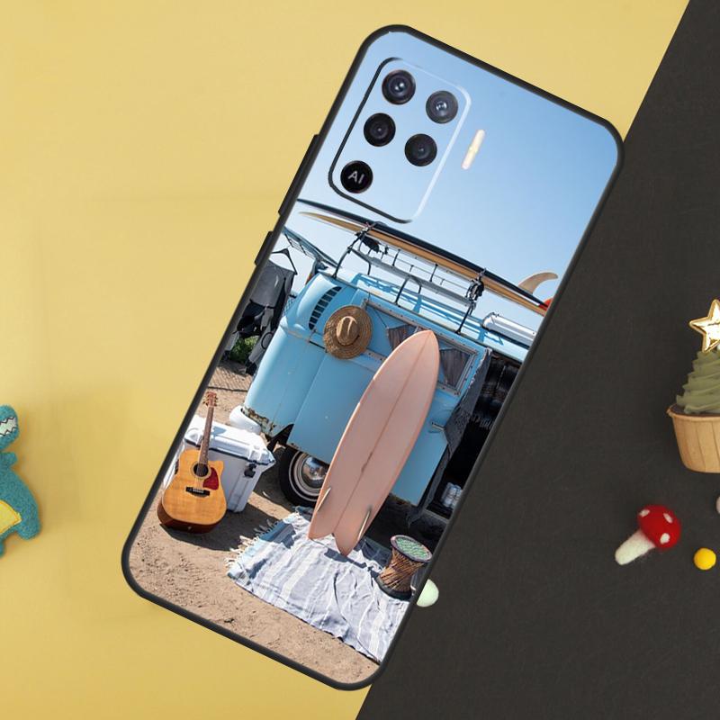 Волна для серфинга для OPPO A57S A53S A54S A98 A78 A58 A79 A15 A17 A77 A16 A76 A96 A52 A72 A5 A9 A94 A74 Чехол