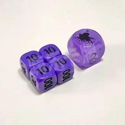 5/set Dice PTCG Match Scoring Damage Counter Pikachu Eternatus Zacian DiceDamage Indicator Roleplaying Game Dice No.35