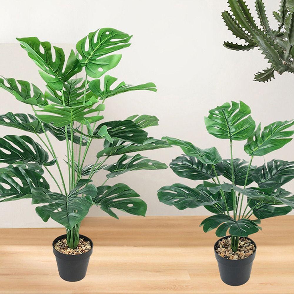 Тропические растения Искусственные тропические пальмовые ветви Искусственные растения Гостиная Балкон Украшения