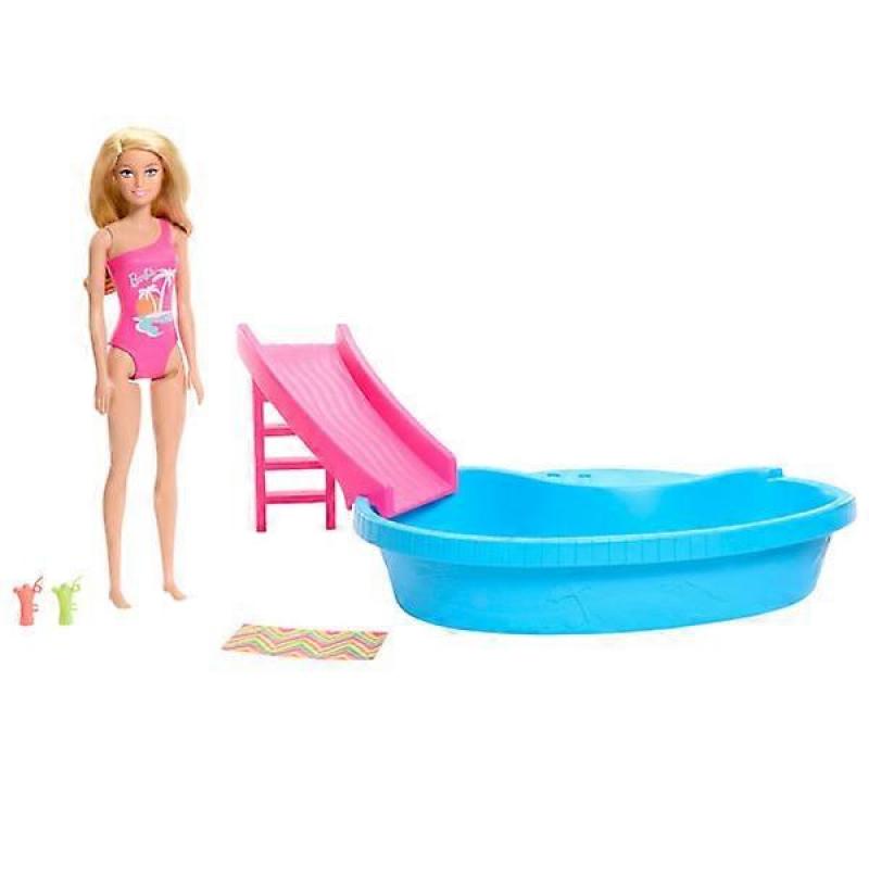 Barbie Pool and Doll