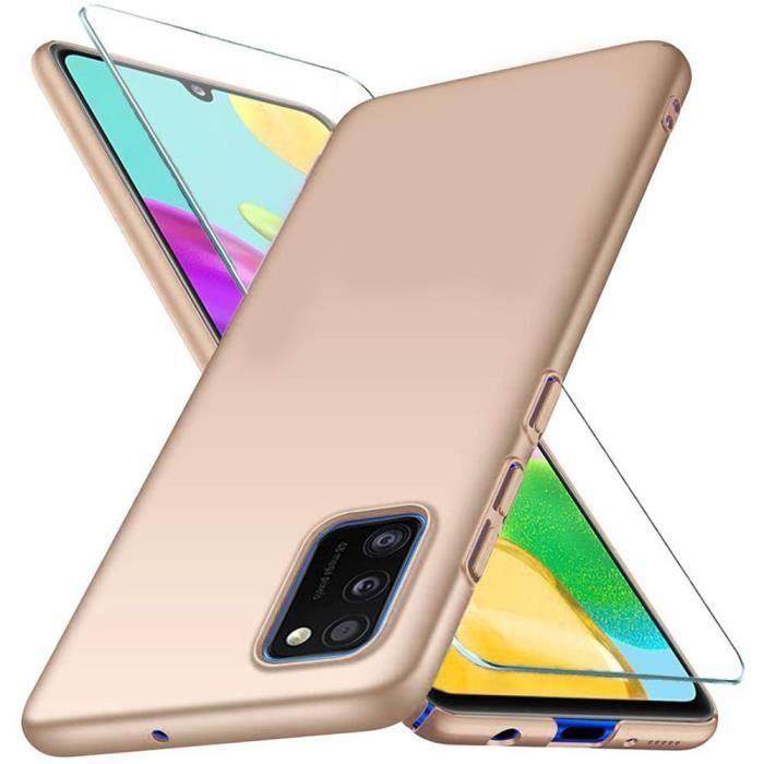 Coque de Protection - PROSHOP - Samsung Galaxy A41 - Souple - Doré - Silicone Mate - Légère