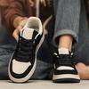 Youth Outdoor Color Matching Casual Board Shoes Men's New Trend Flat Shoes Fashion Low-top Lace-up Student Shoes