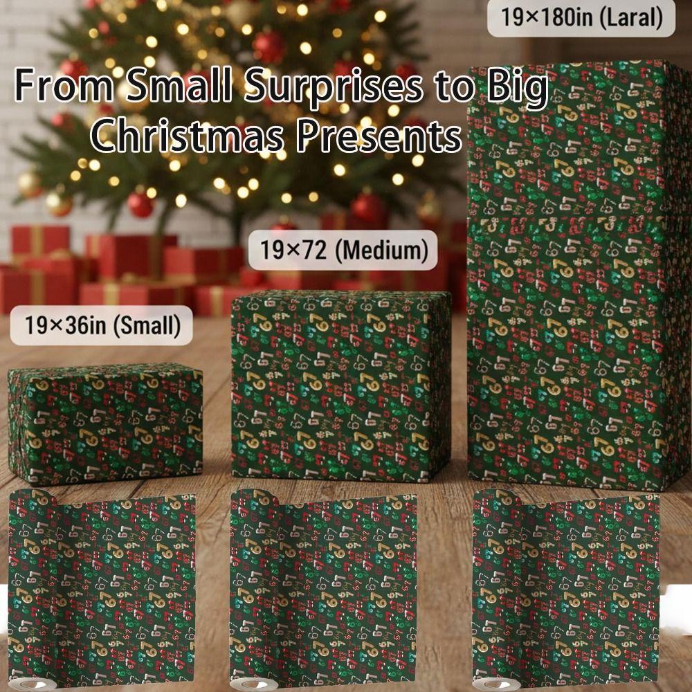 Santa Claus Present Box Packing Snowman Gift Box Paper Christmas Wrapping Paper  Xmas Ornament