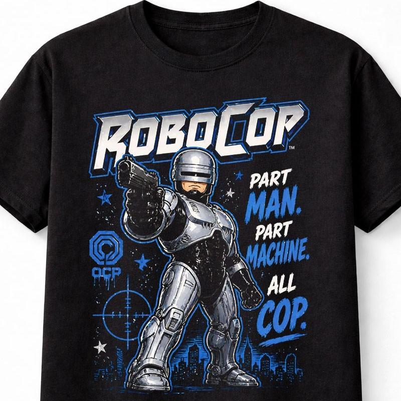 RoboCop Part Unisex Part Machine All Cop Sci Fi Movie Unisex TShirt