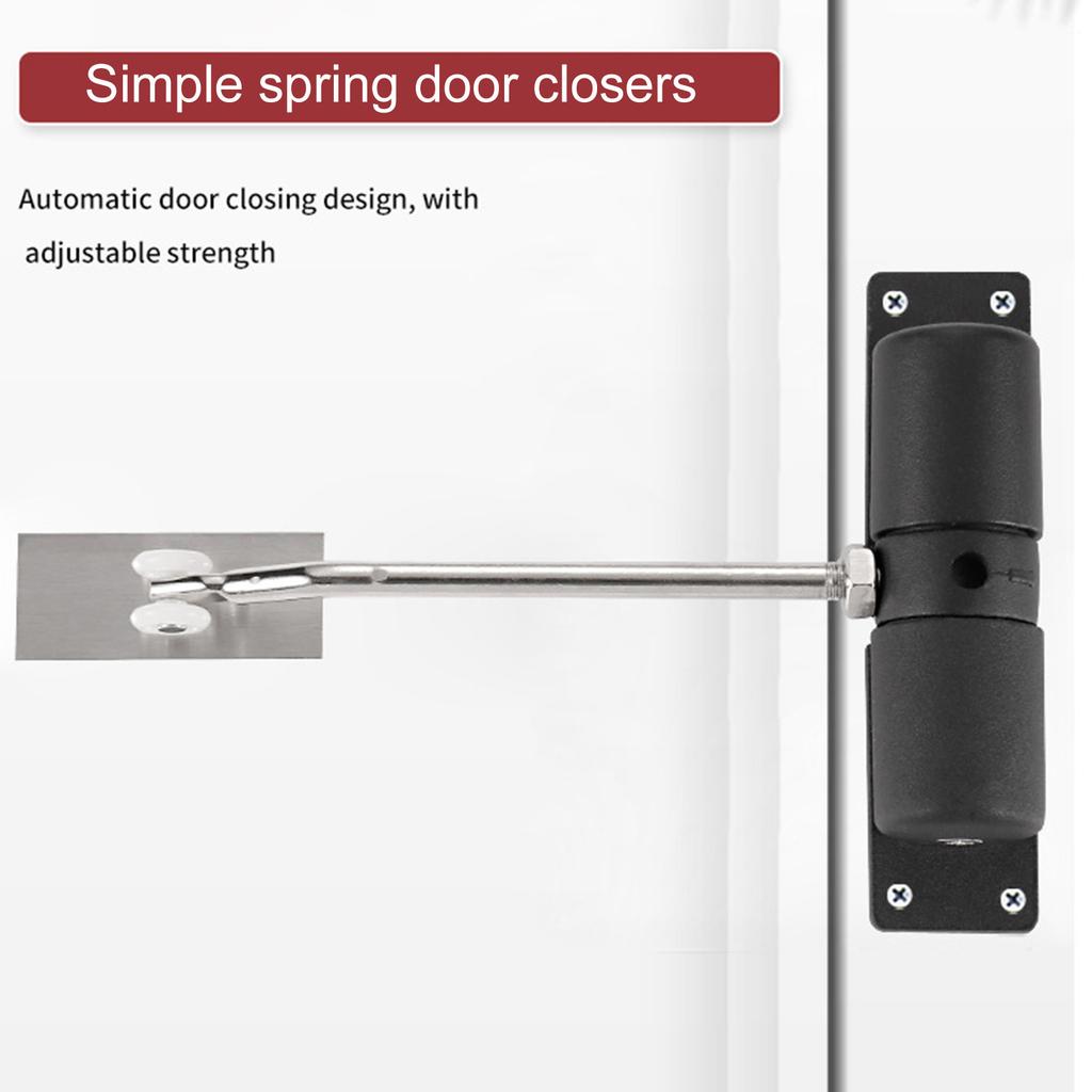 Automatic Door Closers Safety Spring Door Closers Adjustable Closing Door Hinge Surface Mounted Auto Spring Door Closers