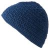 CHARM Cotton Natural Islamic Hat Knit Stylish [Casual Box] 100% Hand-Knit [Size L/Navy] Low-Profile Hat,