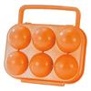 6 Grid Egg Box with Handle Large Capacity Shockproof Impact Resistant Compact Design
