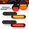 4x Smoked Lens LED Side Marker Light Amber+Red For Mazda MX-5 99-05/Miata 90-97