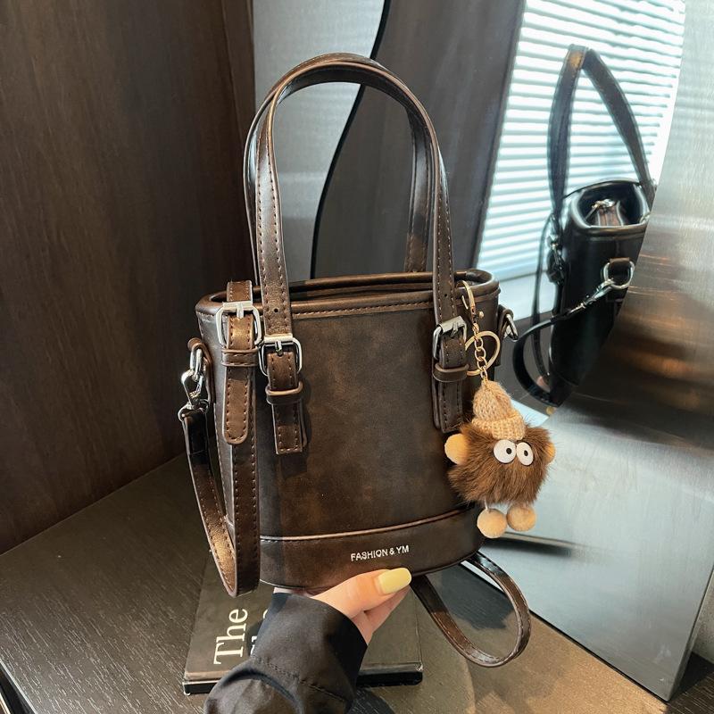 Сумка-ведро Niche Design, женская, 2024 года, новая, модная, простая, модная, универсальная, сумка-мессенджер через плечо