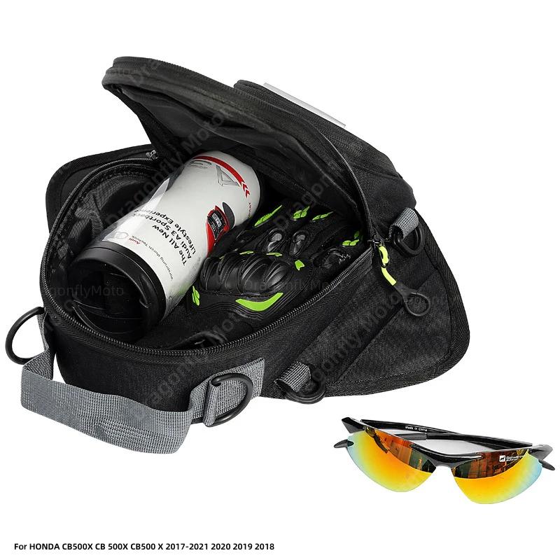 Мотоциклетная сумка на бак для мобильного телефона и навигации для HONDA CB500X CB 500X CB500 X 2017-2025 2020 2019 2018 Пакет для масляного бачка