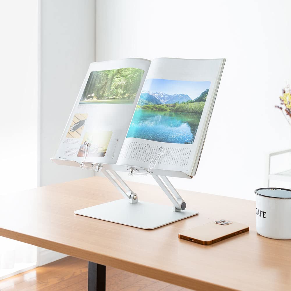 Чтение Подходит до Изготовлено из Грузоподъемность Угол чтения E-Supply Подставка для книг, Подставка, Большая, B4, Дерево, Складная, 1,5 кг, Планшет, Ноутбук, Регулировка, Подставка,