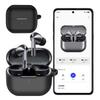 Силиконовый защитный чехол для наушников с карабином для Samsung Galaxy Buds 3 и 3 Pro Пылезащитный скин-чехол