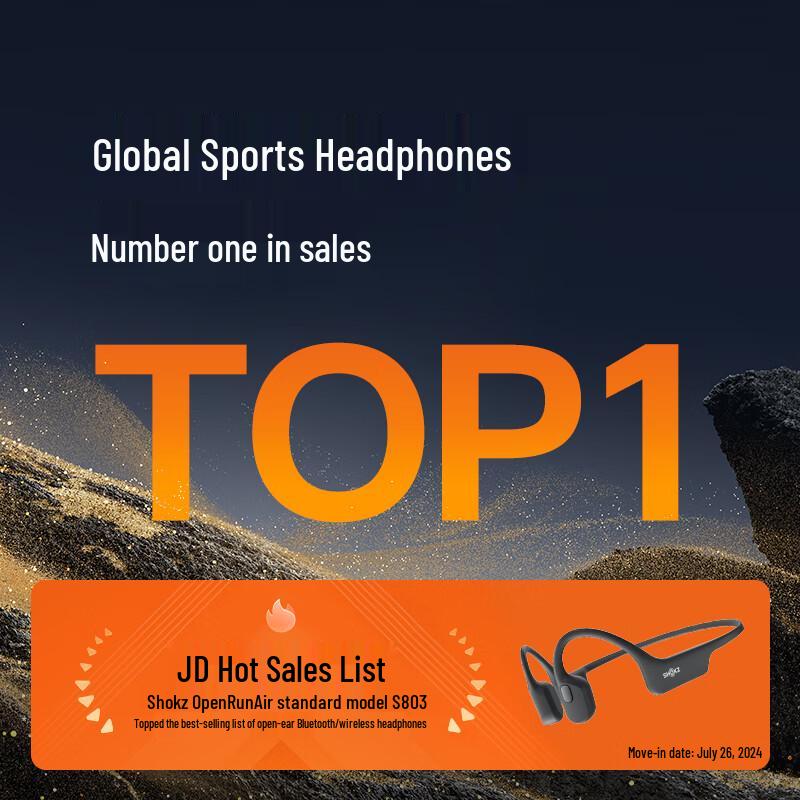 SHOKZ OpenRun Air S803 Bone Conduction Sports Headphones