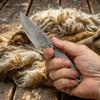 Универсальный заготовка лезвия из дамасской стали для DIY, полуфабрикат для изготовления ручного маленького прямого ножа для фруктов