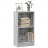 VidaXL Bookcase Sonoma Grey 40x24x76 Cm Engineered Wood, Shelf, Bookshelf, Book Support, Cabinet 857770