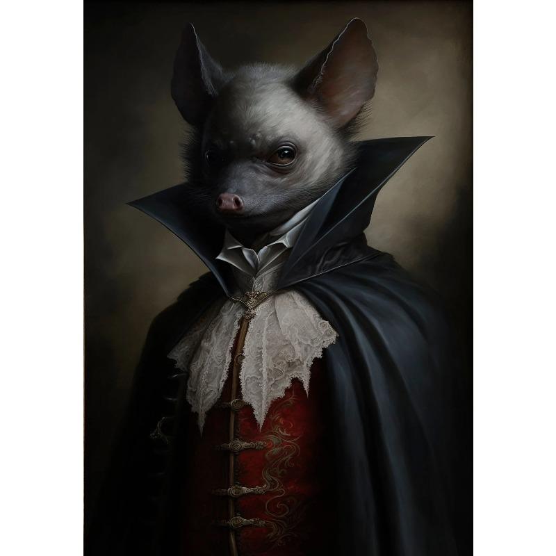 Dark Academia Art Haunting Ghost Poster Prints Halloween Home Decor Haunted House Gothic Vampire Canvas Painting Wall Art