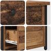 Nightstand Brown 40 x 36 x 60 cm Solid Upcycled Wood