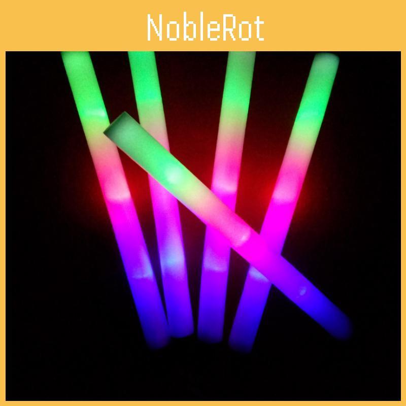 Large Foam Stick Glow Sticks Pack Of 3 Multicolor Party Lights For Concerts And Events