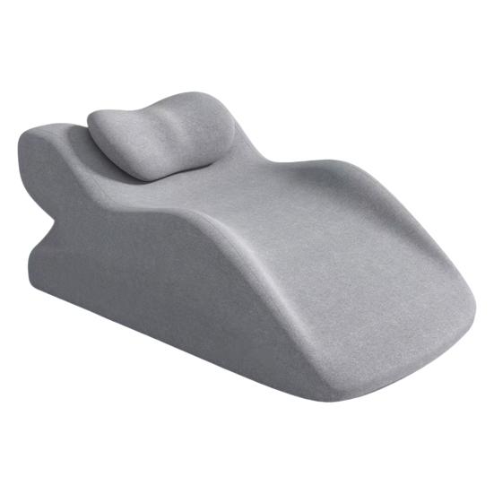 Couples Pillow Wavy Wedge Pillow for Chest Back Relief Memory Foam Butt Cushion Ergonomic Posture Support Multi-Functional Bed Pillow for Sitting