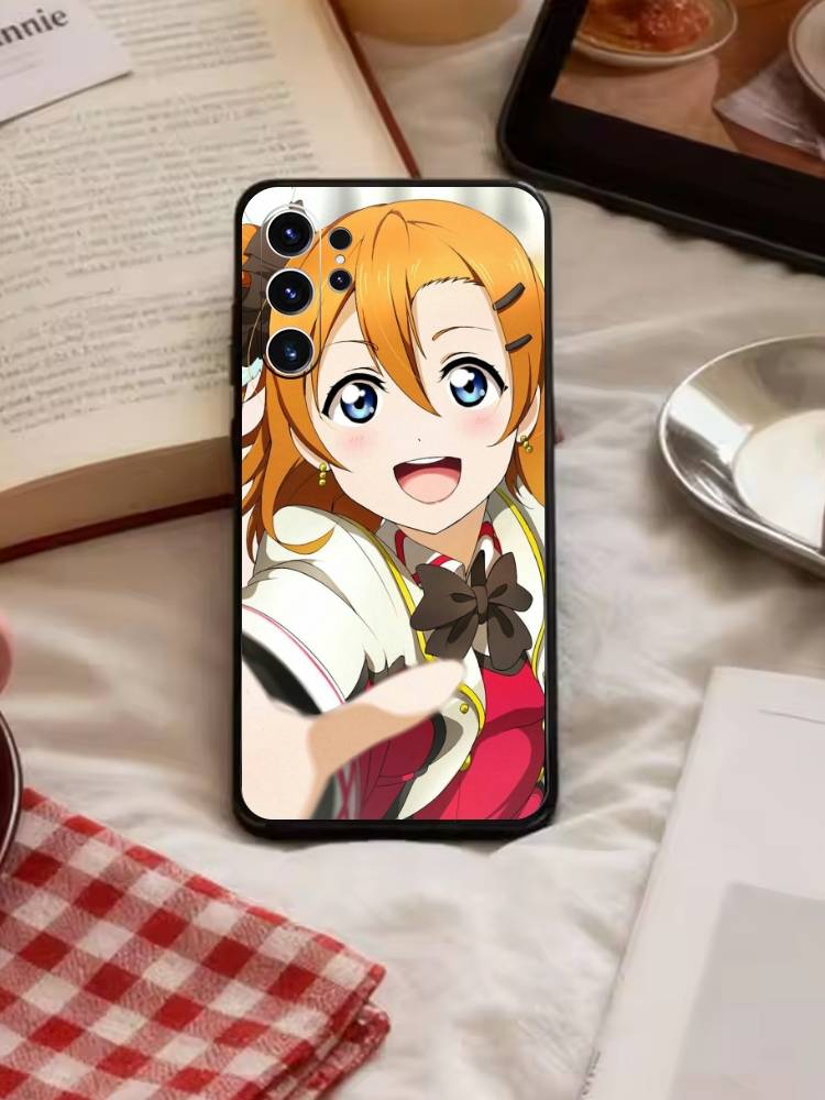 Kousaka Honoka-Love Live Чехол для телефона Samsung S26,S25,S24,S23,S22,S21,S20,Plus,Fe,Lite,Другие Черный Чехол