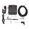 Dual Action Airbrush Kit Black Pump Spray Air Brush Gun Set -130
